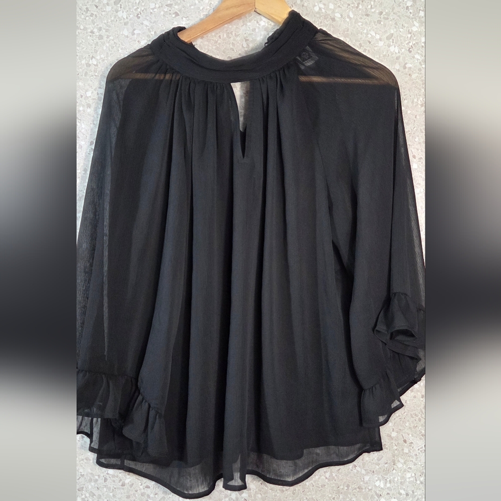 Anne Klein Black Blouse